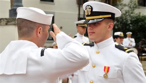 Candidates Being Commissioned as Ensigns