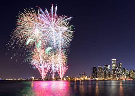 Summer fireworks at Navy Pier