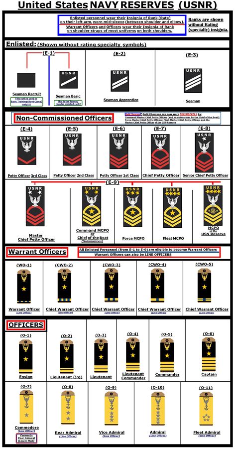 Navy Rankings in Order