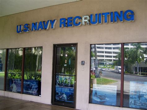 Navy Recruiting Office Display