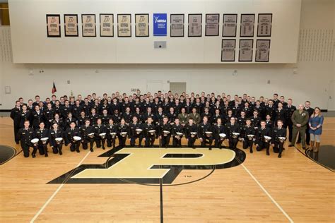 Image of Purdue University Navy ROTC students