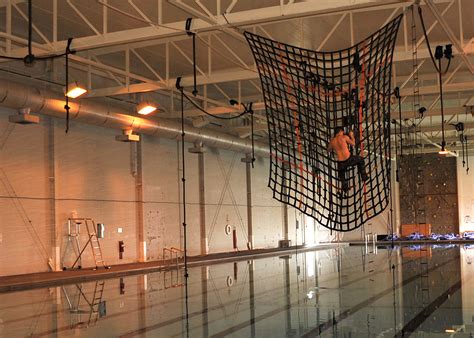 Navy SEAL aquatic obstacle course