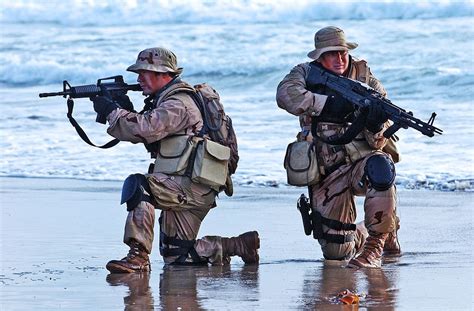 Navy SEALs and Army Rangers