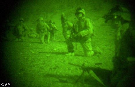 Navy SEALs night vision devices