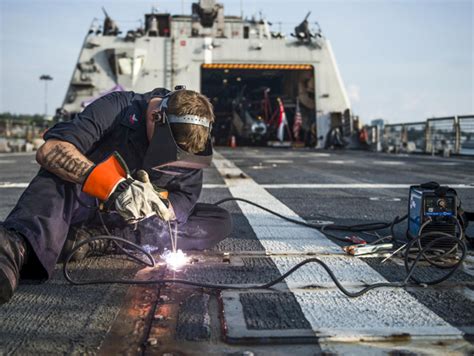 Navy Shipyard Welding