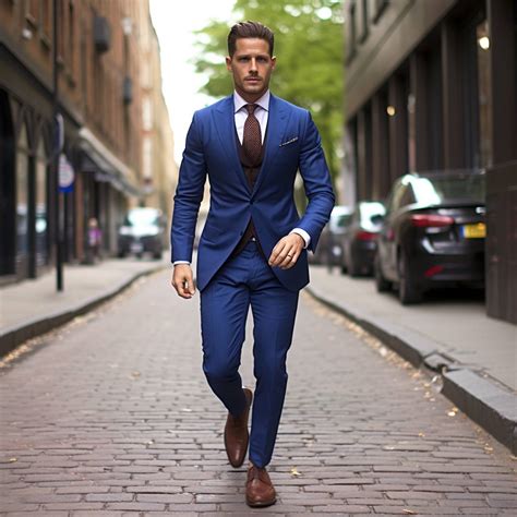 Shoes to wear with a navy suit