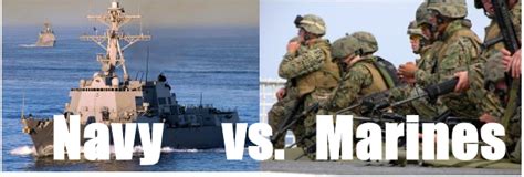 Navy and Marine Corps differences