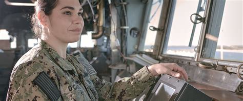 Navy women in surface warfare roles