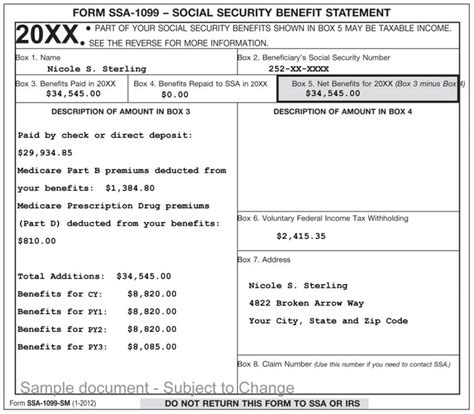 NC 1099 Form Template Example