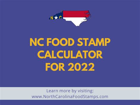 NC Food Stamps Calculation