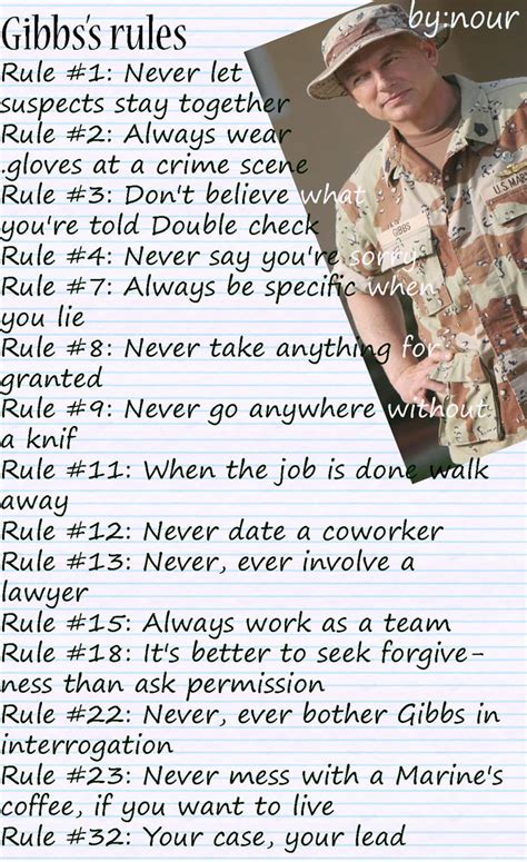 NCIS Gibbs Rules Agent