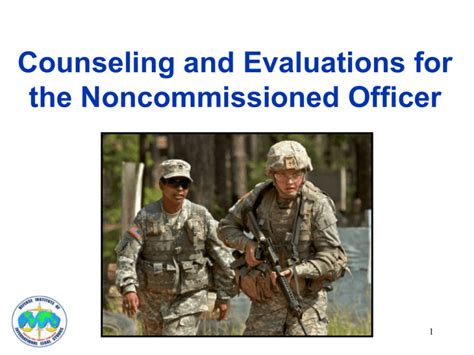 NCO counseling