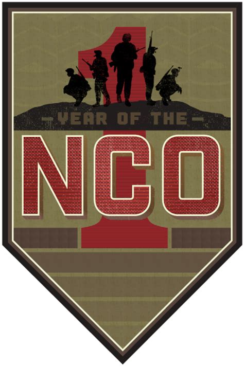 NCO with junior enlisted personnel