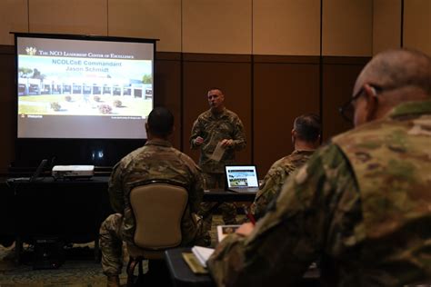 NCOs attending leadership courses