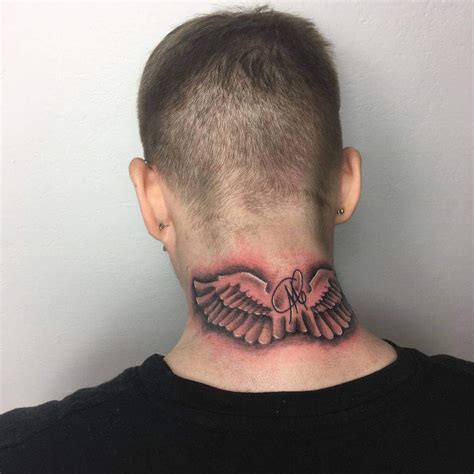 Neck tattoo placement