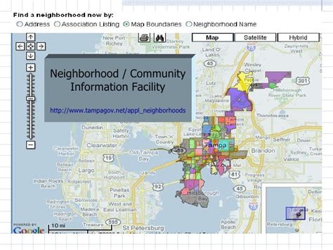 Neighborhood information