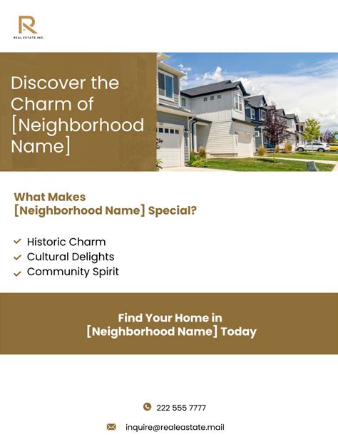 Neighborhood Spotlight Flyer Template