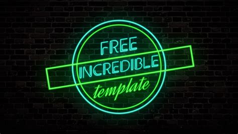 Neon Animation Template