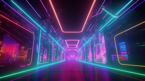 Neon Background Loop Template