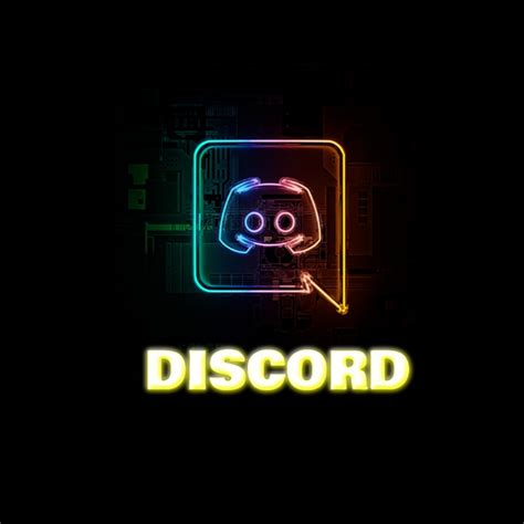 neon discord template