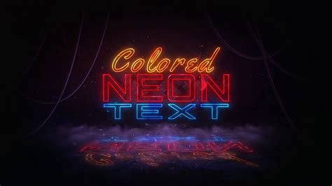 Neon Logo Reveal Template