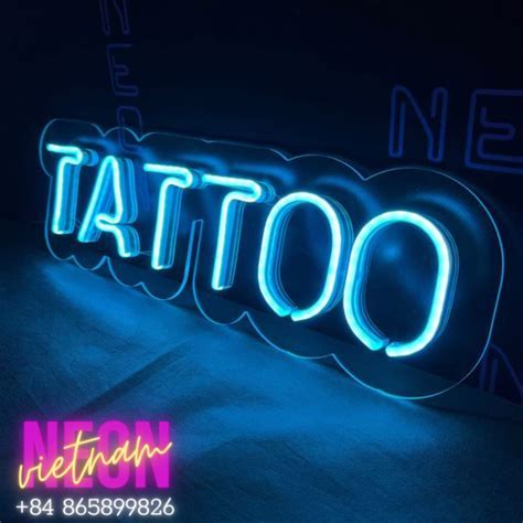 Neon sign tattoo tips example