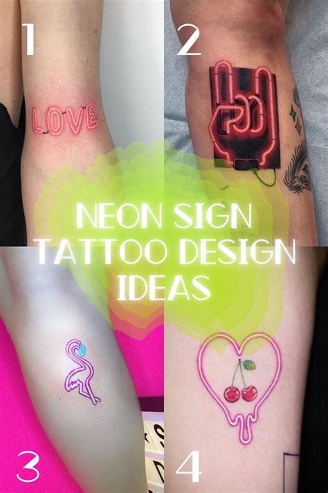 Neon tattoo advice