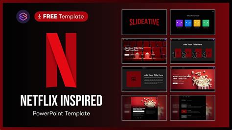 Netflix-inspired templates for Google Slides