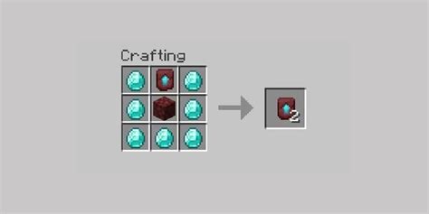 Netherite Upgrade Smithing Template Crafting Recipe