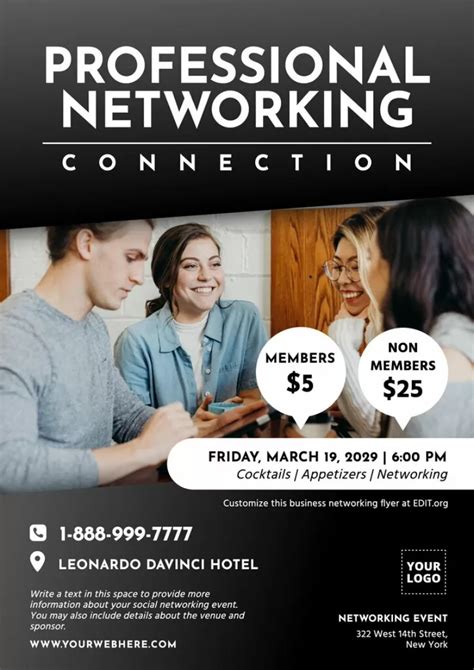 Networking Event Template