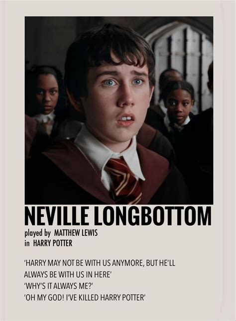 Neville Longbottom Wanted Poster