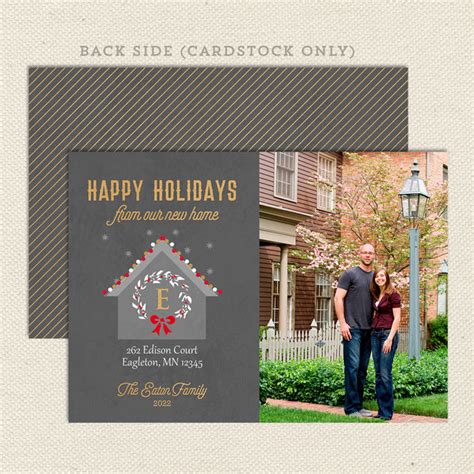 New Home Christmas Card Address Change