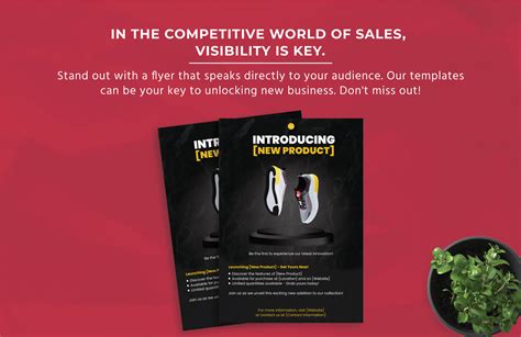 new product launch flyer template