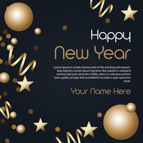 New Year Card Design