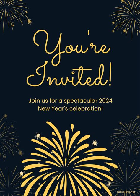 New Year Invitation Templates