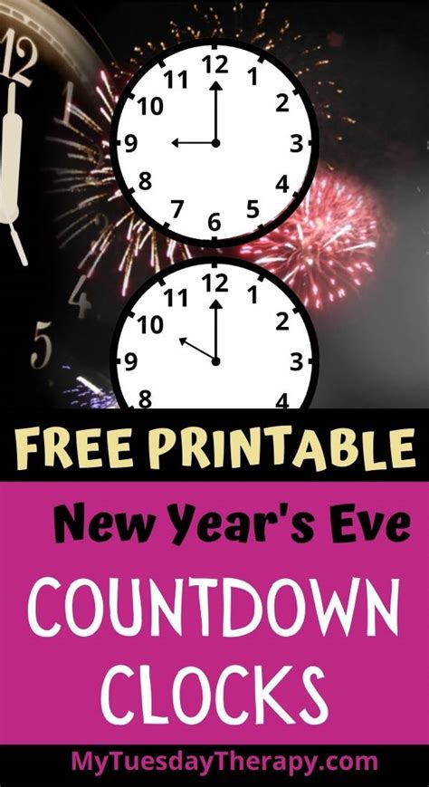 New Year's Eve Countdown Template