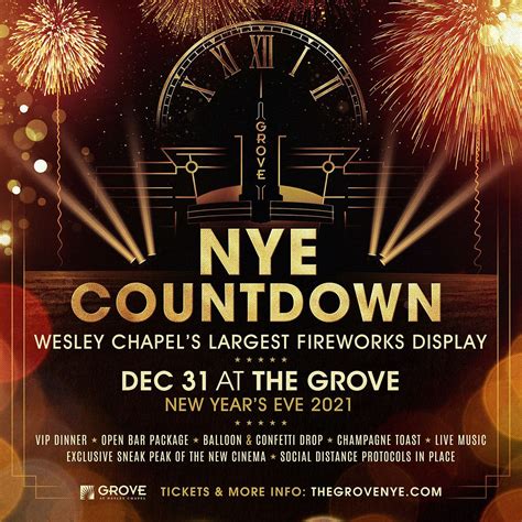 New Year's Eve Countdown Ticket Template