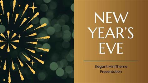 New Year's Eve PowerPoint Template