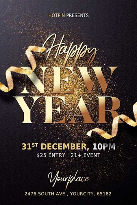 New Year's Eve Party Invitation Template