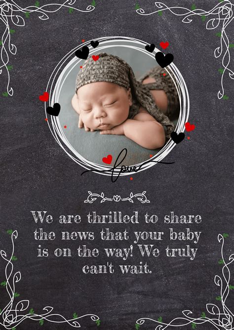 Newborn Announcement Templates Ideas