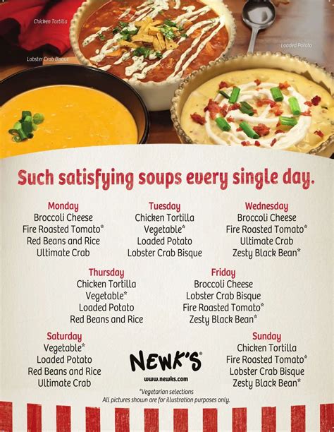 Newks Menu with Prices