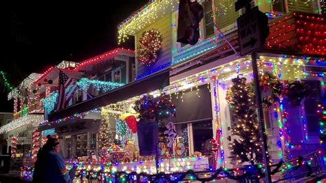 Newport Beach Christmas Lights display at dusk