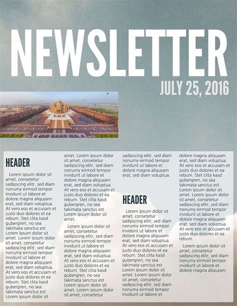 Newsletter Template