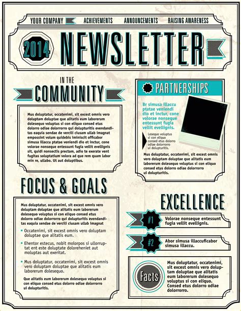 Charity Newsletter Template