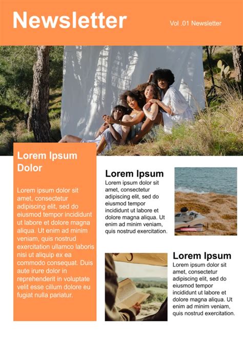 Newsletter Template Google Slides