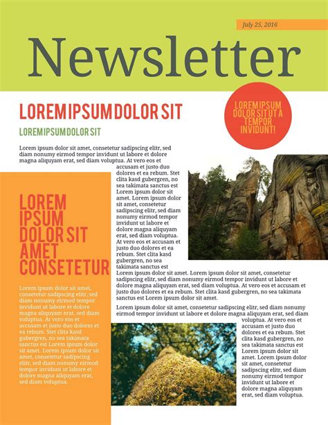 Newsletter Template Ideas 2