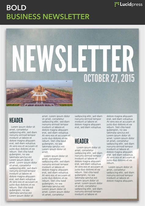 Newsletter Template Inspiration 1