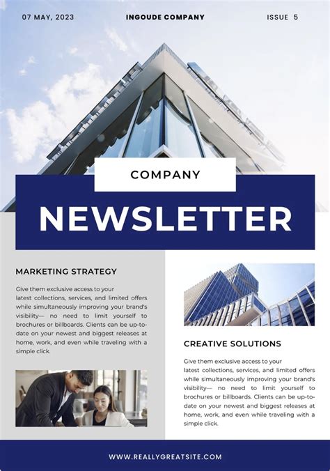 Newsletter Template Inspiration 5