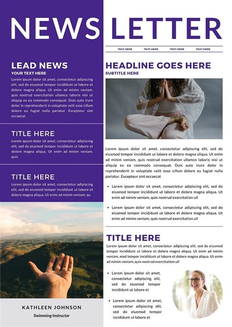 Newsletter Template PowerPoint