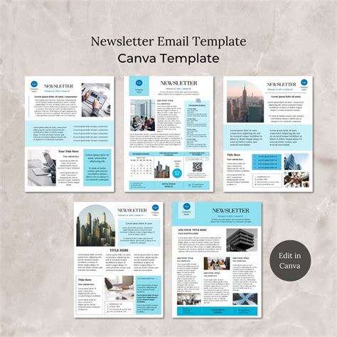 Newsletter Templates Variety